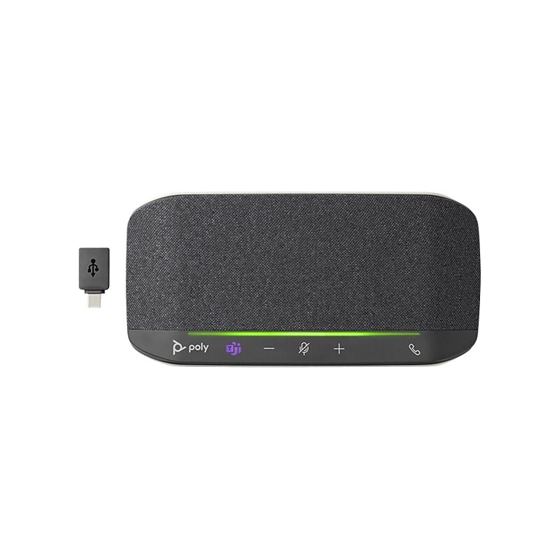Poly Sync Smart Speakerphone, Black/Silver (77P34AA) image 1