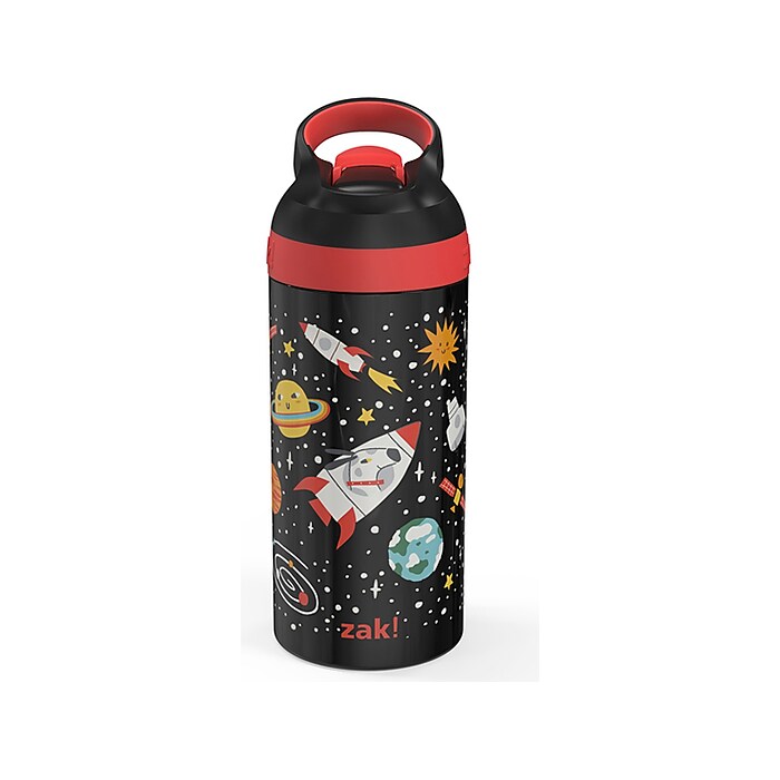 TRiNiDAD 【KID Steel】 Zak Designs 27 oz. Kids Water Bottle, Minecraft Design