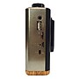 QFX Wireless Retro-Style Portable Bluetooth AM/FM/Shortwave Radio with Flashlight & Party Light, Brown (RETRO-1937)~#|#~A85701B2-4FD7-496C-9EDF3ECE14A0FD8C_sc7