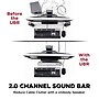 GOgroove UBR USB Computer Sound Bar Speaker, Black (GGSVUBR100BKWS)~#|#~A861E363-9917-42D5-951E021612D7B633_sc7
