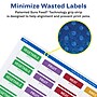 Avery Laser/Inkjet Rectangle Multipurpose Labels, 1" x 2.5", White, 600 Labels/Pack  (94221)~#|#~A8626344-CADF-46DE-B237E109A10D309C_sc7