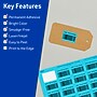 Avery Rectangle Multipurpose Labels, 1.25" x 1.75", Bright Blue, 640/Pack (94226)~#|#~A8629F68-4CDE-4422-B1D72480407E4E7B_sc7