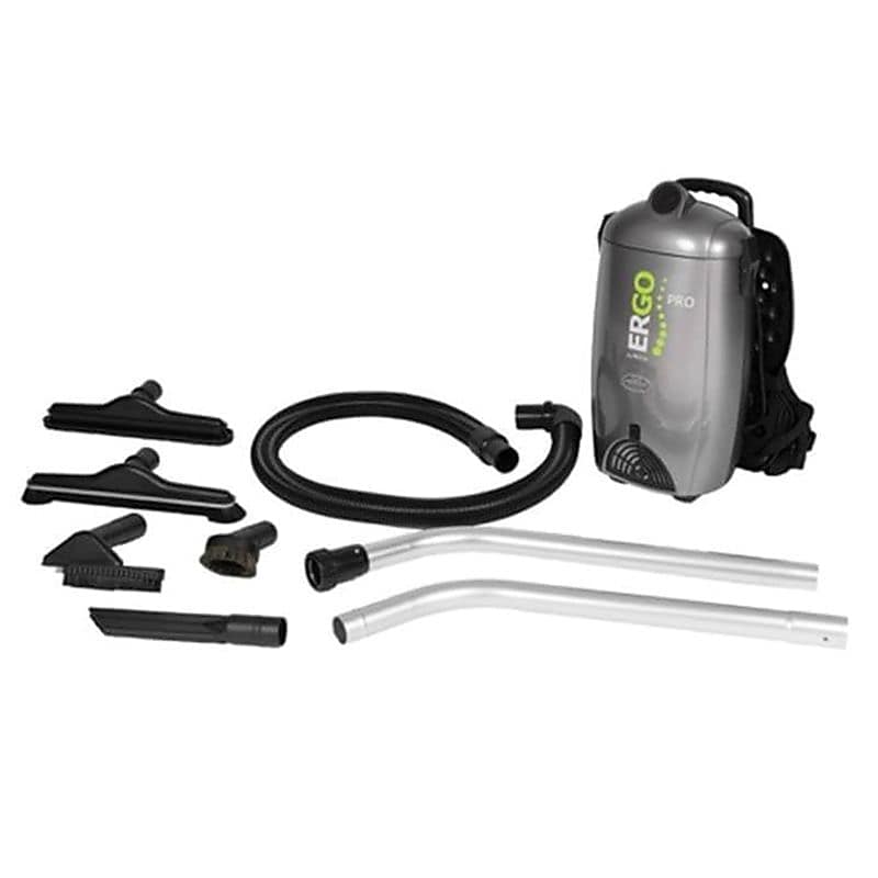Atrix Ergo Pro Backpack Vacuum, Bagless, Silver/Black (VACBPAI) image 1