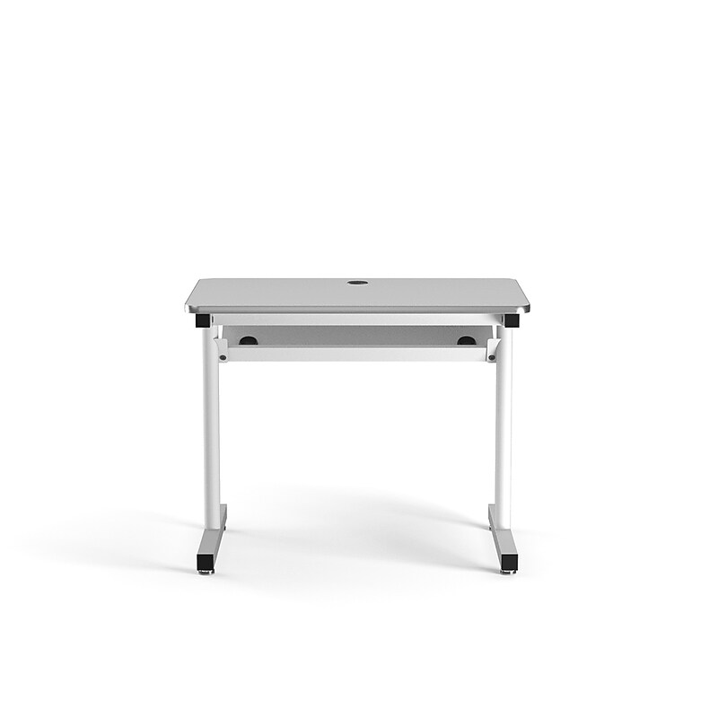 VersaDesk 36"W Basic Computer Table, White (BCT3624-WW) image 1