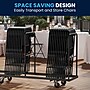 Flash Furniture HERCULES™ Plastic Armless Folding Chair, Black, 20/Pack~#|#~A869B5AD-A40B-474A-A7A8F8652443EF1D_sc7