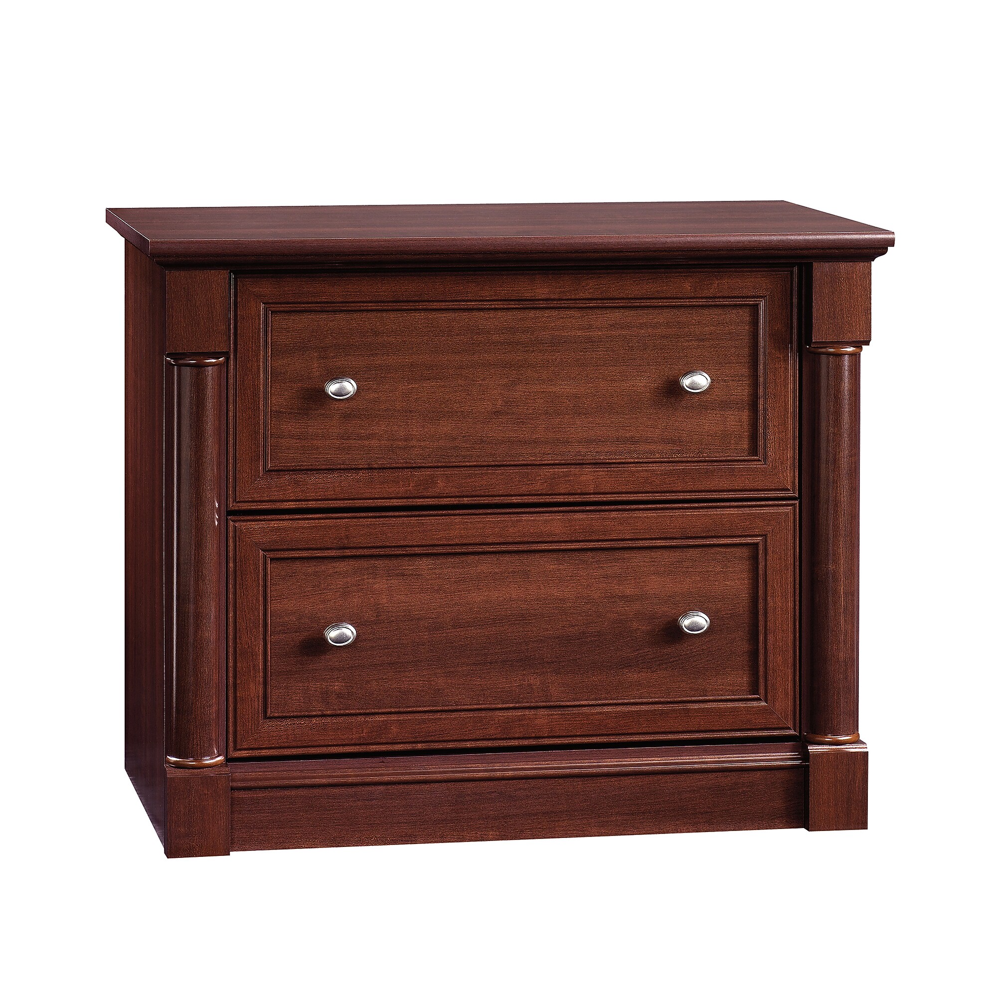 Sauder Palladia 2-Drawer Lateral File Cabinet, Letter/Legal Size, 37″W x 22″D, Select Cherry (412015) Sansujyuku sansujyuku.com