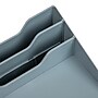 Mind Reader 5-Compartment Plastic Desk Tray, Gray (ANCHBOX5-GRY)~#|#~A87464B5-6364-4BAD-810EDE954FD68CF3_sc7