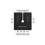 Function101 Cable Blocks, Magnetic Cable Organizers, Black 3/Pack (F101-CBXB3)~#|#~A8754EDE-531C-4311-9D5791330113C423_sc7