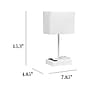 Simple Designs LED Multiuse Table Lamp, White (LT1110-WOW)~#|#~A876B5C0-6B65-4B46-AADCA1A7F210F54C_sc7