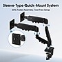 FlexiSpot MA1 Adjustable Dual Arms, Up to 32" Monitors, Black (MA1B-D-DP)~#|#~A877DB6E-5E93-4F2D-9EA5CA481EA47695_sc7