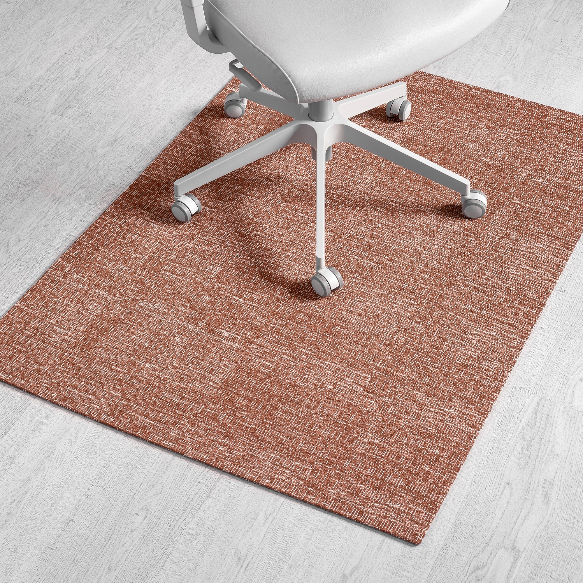 Anji Mountain Rug’d Carpet & Hard Floor Chair Mat, 36″ x 48″, Burlington Terracotta (AMB9043) Sansujyuku sansujyuku.com