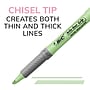 BIC Brite Liner Stick Highlighter with Grip, Chisel Tip, Assorted Pastel Colors, 6/Pack (GBLDP61-AST )~#|#~A87E1272-CA9F-42D9-9C5D86149346F5C1_sc7