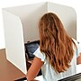 Classroom Products Foldable Cardboard Freestanding Privacy Shield, 20"H x 20"W, White, 20/Box (2020 WH)~#|#~A88015D1-A4A5-481F-BD1226FAE13394FB_sc7