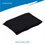 ICEBERG iGear Fabric Table Cover, Polyester/Spandex, 4', Black (16511)~#|#~A8882E99-B709-4132-B8A9EBB9C974BEE4_sc7