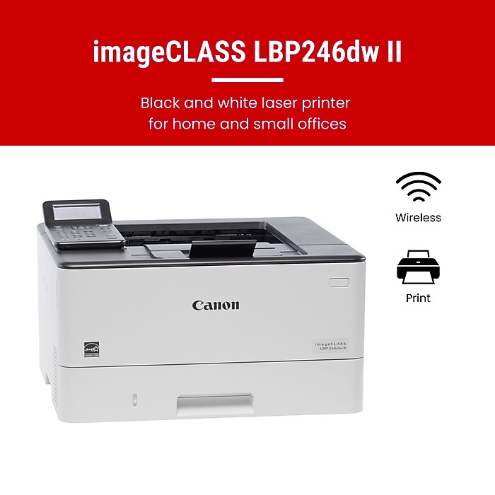 Canon imageCLASS LBP246dw II Wireless Black & White Print-Only