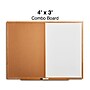 Staples Standard Cork & Dry Erase Whiteboard, 4' x 3' (28324-CC)~#|#~A88BFFA8-AF2C-4751-8D64C8EFA13FA646_sc7