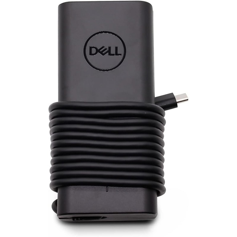 Dell Slim 65W USB-C AC Adapter for Dell Laptop, Black (492-BCNW) image 1