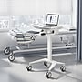 Mount-It! MedHub Mobile Medical Cart Workstation with Locking Caster Wheels, White/Grey (MI-16003)~#|#~A89740E6-3001-4686-970E28B0E2B509D8_sc7