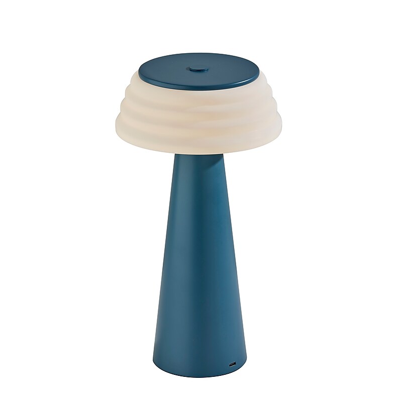Adesso Jacky LED Table Lamp, Dusty Blue (3112-07) image 1