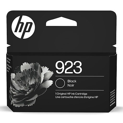 HP 923 Black Standard Yield Ink Cartridge, Print Up to 500 Pages ...