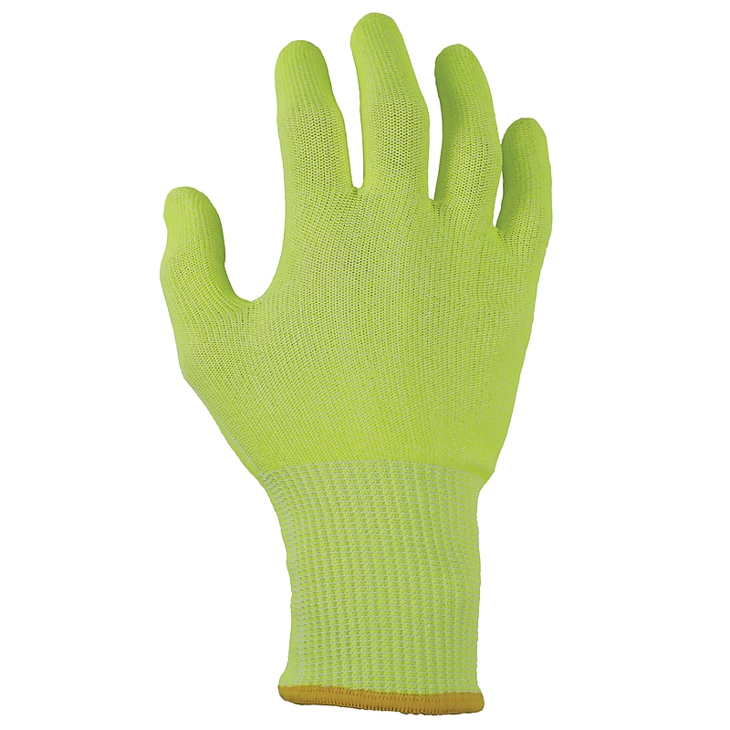 Ergodyne ProFlex 7040 Seamless Knit Cut Resistant Gloves, Food Safe, ANSI A4, Lime, Large, 144 Pairs (18024) image 1