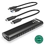 Plugable M.2 USB 3.1 NVMe External Hard Drive Enclosure, SSD, Black (USBC-NVME)~#|#~A8A41CAA-D75F-4440-A58D798449674211_sc7