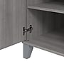 Bush Furniture Somerset 54"W Office Desk with Drawer and Storage Cabinet, Platinum Gray (WC81254)~#|#~A8A9FF7F-F483-48AD-94D9BC8615518B70_sc7