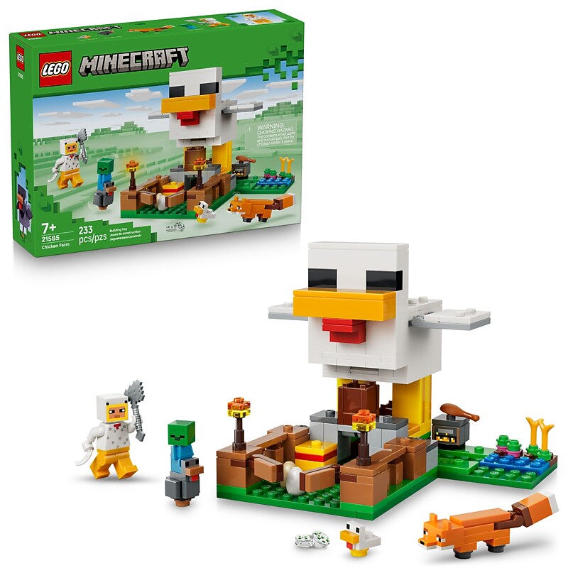 LEGO Minecraft Chicken Farm Building Set, 233 Pieces (21585) image 1