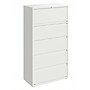 Hirsh HL10000 Series 5-Drawer Lateral File Cabinet, Locking, Letter/Legal, White, 36" (23703)~#|#~A8B58CD5-7986-4607-AF708157B5C62C8B_sc7