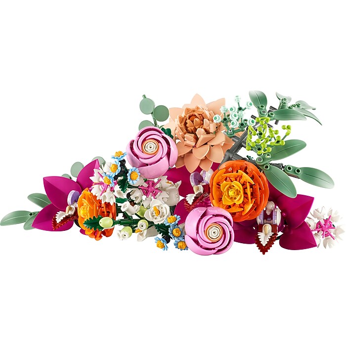 LEGO Botanicals Pretty Pink Flower Bouquet, 749 Pieces (10342
