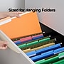 Staples File Folders, 1/3-Cut Tab, Letter Size, Assorted, 100/Box (ST378995-CC)~#|#~A8BAE945-7BB9-4963-AA4FE7F7F20C9411_sc7