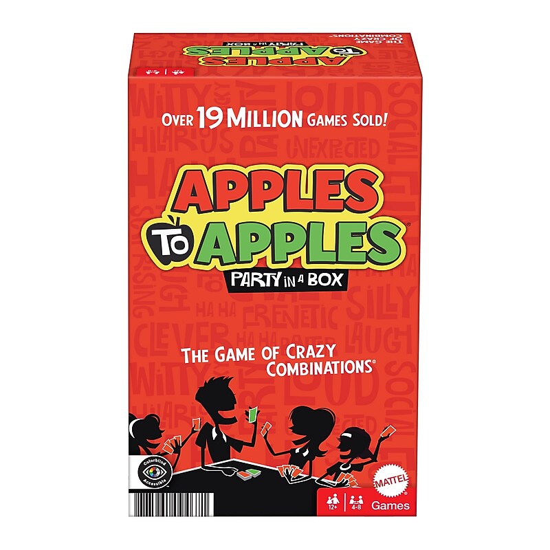 Mattel Apples to Apples Card Game Party Box (CJB31) image 1