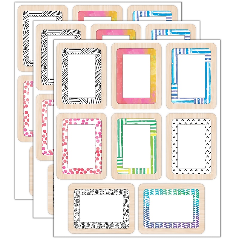 Happily Ever Elementary Creatively Inspired Frame Tags Cut-Outs, 36/Pack, 3 Packs/Bundle (CD-120648-3) image 1