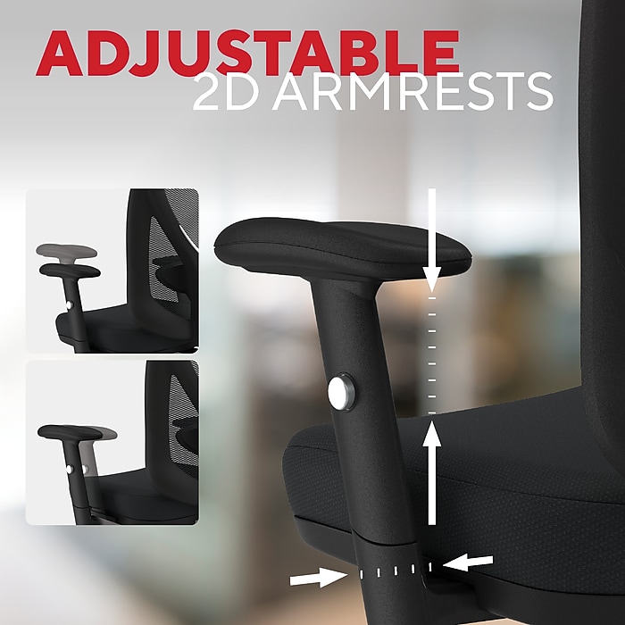 Staples Carder Ergonomic Fabric Swivel Computer and Desk Chair