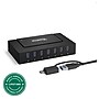 Plugable 7-Port USB-C Charging Hub, Black (USBC-HUB7BC)~#|#~A8C55774-7966-4680-9C167BEBAB6D7B8D_sc7