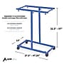 AdirOffice Steel Rolling Stand Plan Center, Blue (614-BLU)~#|#~A8C7083E-B5D5-4B65-B9E976C24D238BAA_sc7
