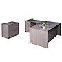 Boss Office Products 71" L-Shaped Desk with File Pedestal and Lateral File, Driftwood (GROUPA9-DW)~#|#~A8C7FA05-104F-4AAB-863310E0FF1F972E_sc7