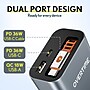 Overtime A50 72W USB-C and USB-A Car Charger with 2 ft Retractable USB-C Cable, Black (OCA50BK) ~#|#~A8C837C9-47C0-4128-A7AAC87D041C155A_sc7