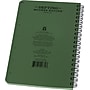 Rite In The Rain All-Weather 1-Subject Pocket Notebook, 4.88" x 7", Graph Ruled, 32 Sheets, Green (973)~#|#~A8C8621C-391F-4553-A43DD5EE9048E2DB_sc7
