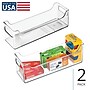 iDESIGN Medium Stackable Plastic Storage Bin, Clear (73430M2)~#|#~A8CA4BBD-D3EE-41BB-B37C06768FFAC53F_sc7