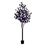Nearly Natural Pre-Lit Artificial Halloween Black Eucalyptus Tree, 7' (T5224)~#|#~A8D15EC2-3A2B-45E2-B2E07D06E6BAA87C_sc7