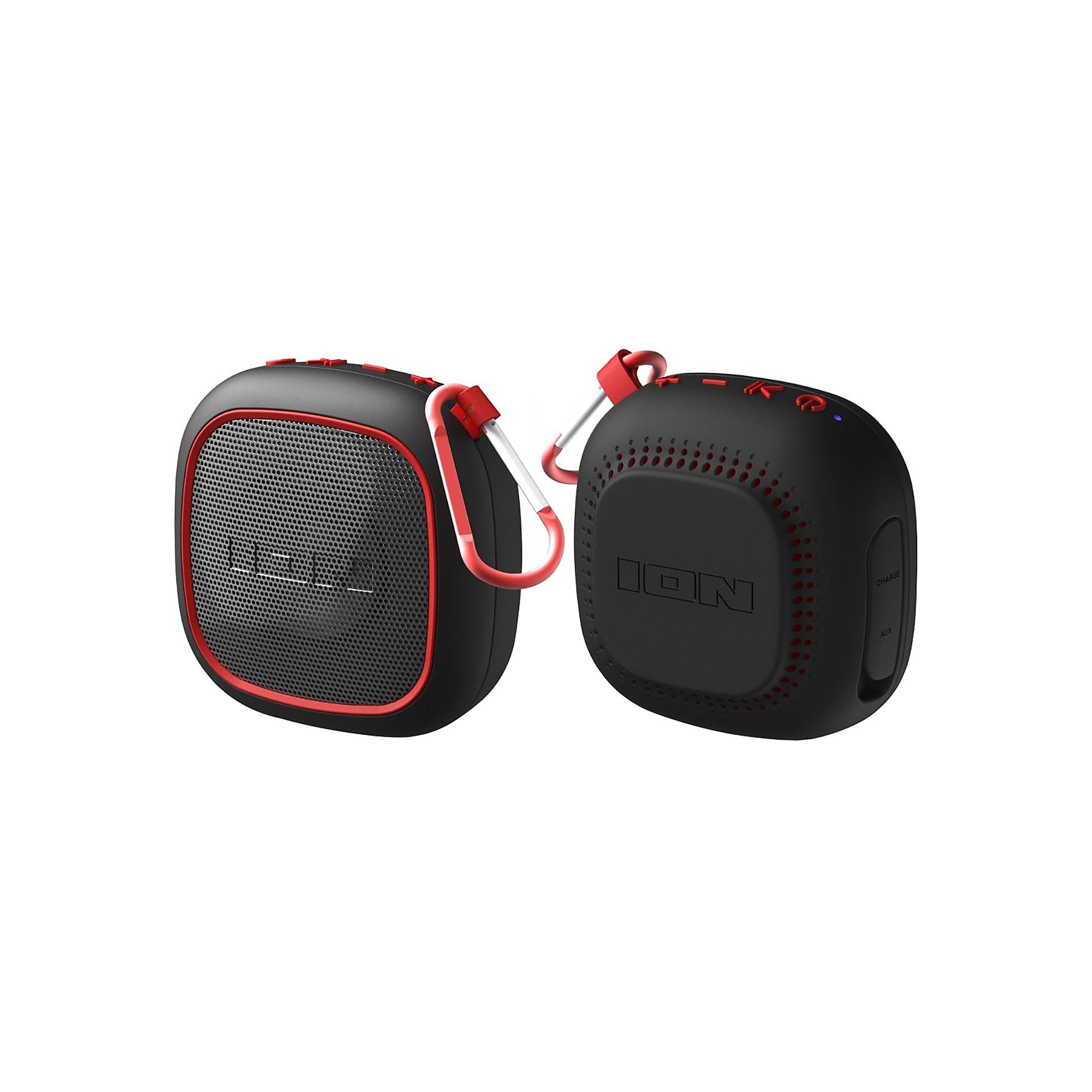 ION Magnet Rocker Wireless Bluetooth Portable Speakers, Water Resistant, Black, 2/Pack (MAGROCKER2P) Sansujyuku sansujyuku.com