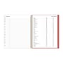 2026 Blue Sky Bespoke Letterpress Pomegranate Blush 8.5" x 11" Calendar Year Weekly & Monthly Planner, Plastic Cover (155586)~#|#~A8D17720-B538-430C-A04D285B2C175525_sc7