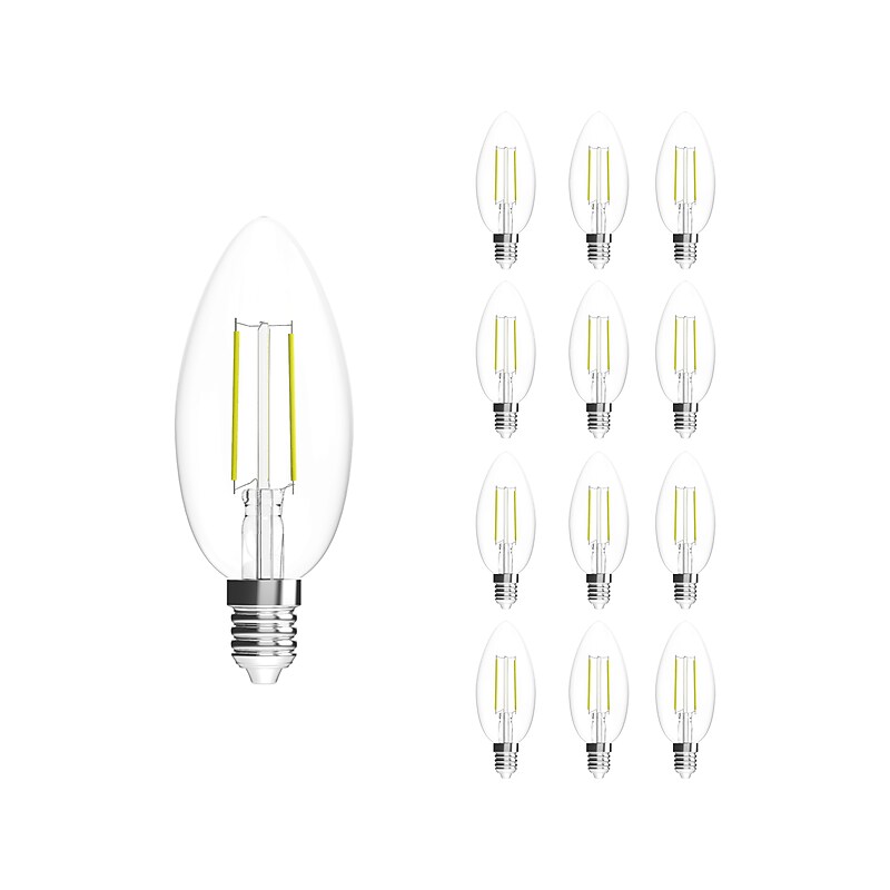 Viribright 2.5-Watts Soft White LED Specialty Bulb, 12/Pack (650192) image 1