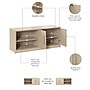 Bush Business Furniture Vista Low Storage Cabinet with Doors and Shelves, Natural Elm (VSS160NE)~#|#~A8DBC952-BDFD-4F5B-AB969007B020CCE5_sc7