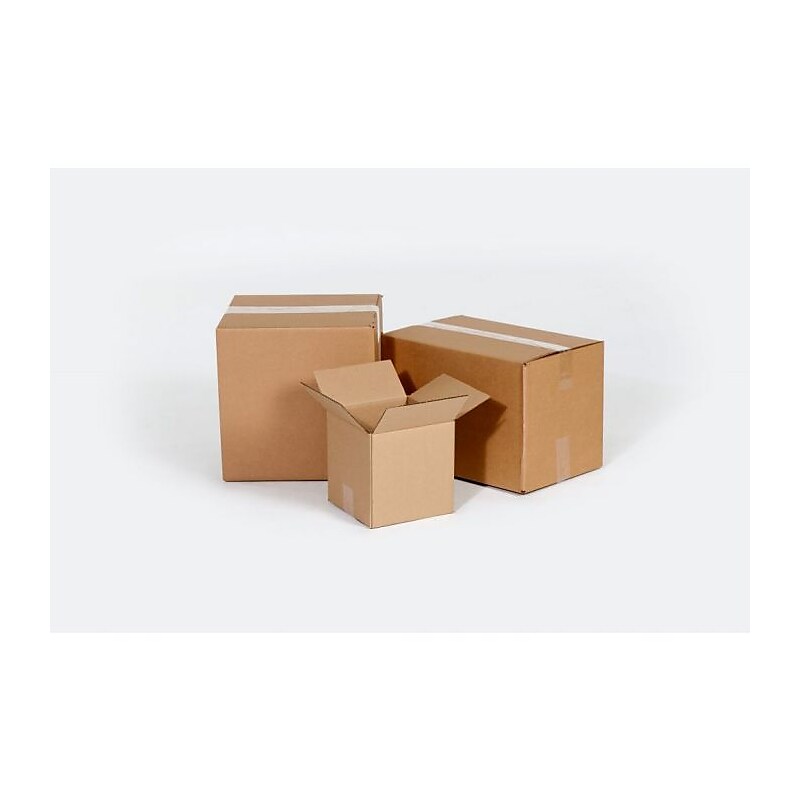 14 x 14 x 18" Shipping Boxes, Corrugated, Kraft, 25/Pack (BS141416) image 1