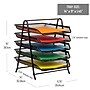 Mind Reader Metal Mesh Front Loading Stackable Letter Tray, Letter/Legal Size, Black (2CSTACK2-BLK)~#|#~A8E6B446-E034-4464-A3696761538DCC48_sc7