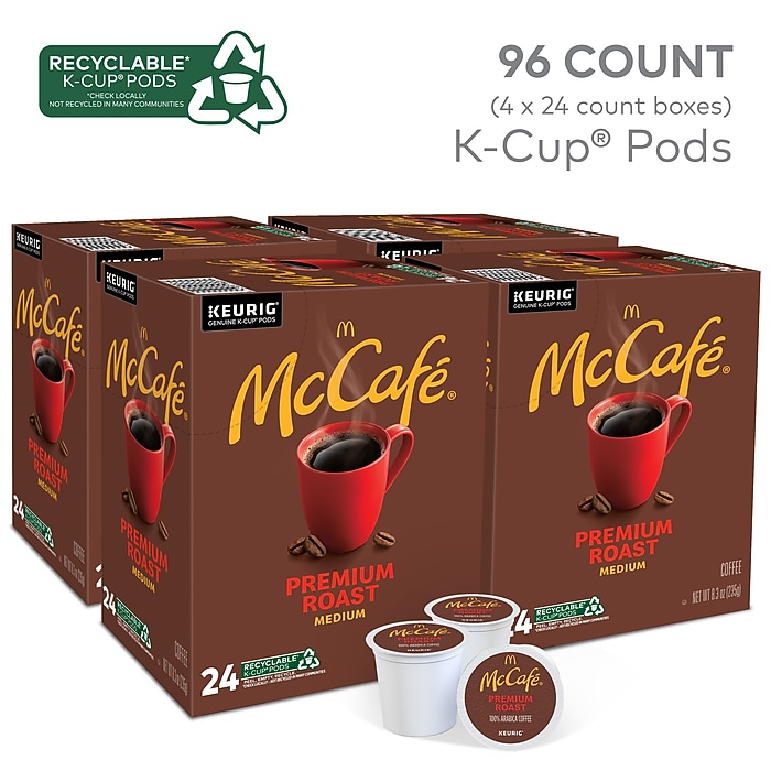 McCafe Premium Roast Coffee Keurig® K-Cup® Pods, Medium Roast, 96
