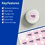 Avery TrueBlock Laser/Inkjet Decorative Edge Multipurpose Labels, 1-5/8" x 1-5/8", White, 1000/Box (94110)~#|#~A8F1ECAC-F389-416B-A31B28452E0D1FFD_sc7