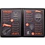 Excello Global Products Menu Holder, 8.5" x 11", Black/Silver (SPLS-MENU4-1PK)~#|#~A8F2105A-6675-4646-887D592CEBA99E85_sc7